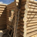 firma constructii case din busteni lemn rotund