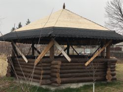 Acoperis foisor cu sindrila bituminoasa
